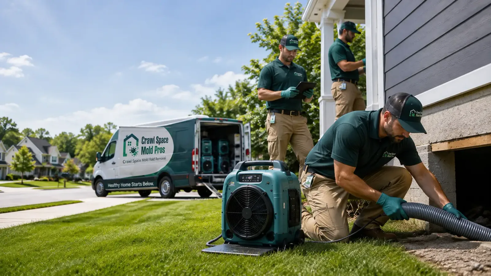 Crawl Space Mold Removal in Lyons, OH